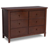 Espresso Truffle (208) 9-Haven 6 Drawer Dresser