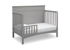 Grey (026) 4-Fancy 4-in-1 Convertible Crib