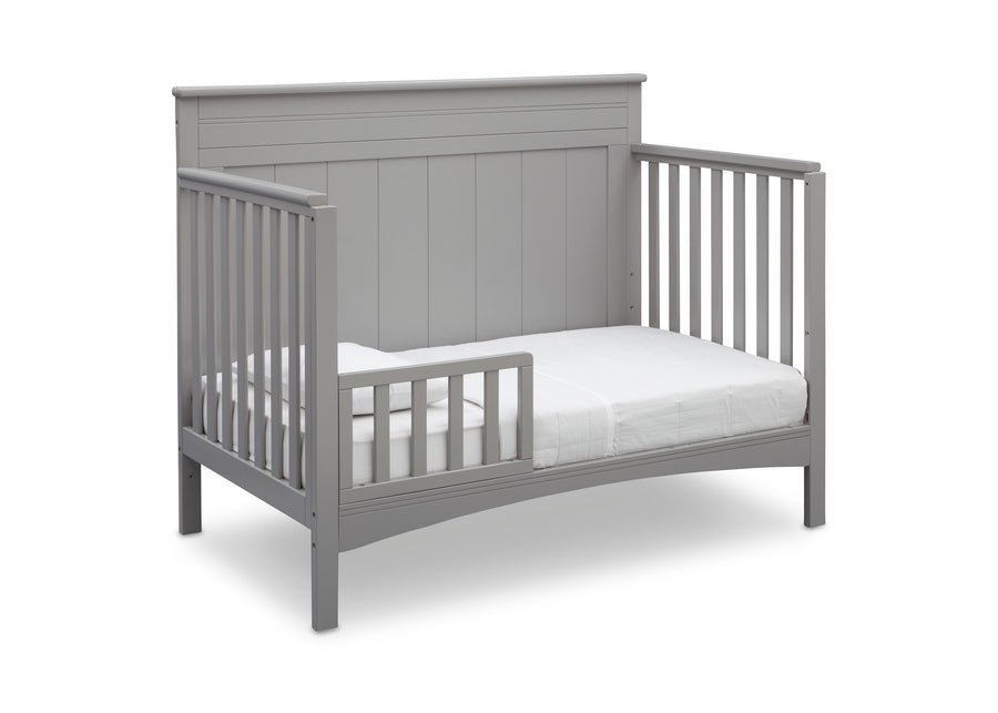 Grey (026) 4-Fancy 4-in-1 Convertible Crib
