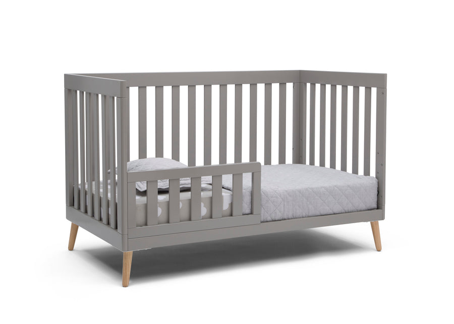 Grey with Natural (1359) 26-Essex 4-in-1 Convertible Crib