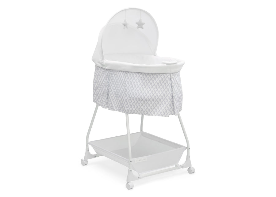 Grey Windchime (2340) 7-Deluxe Soothing Dreams Bassinet