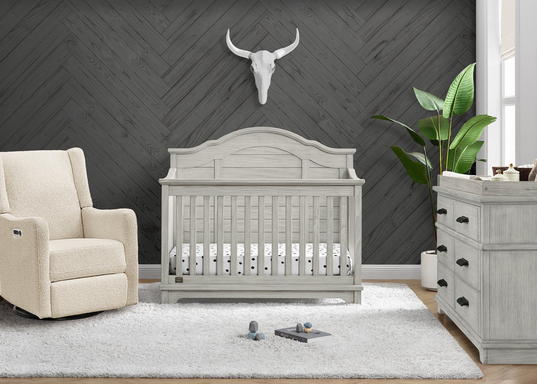 Asher 6-in-1 Convertible CribRustic Mist (1373)