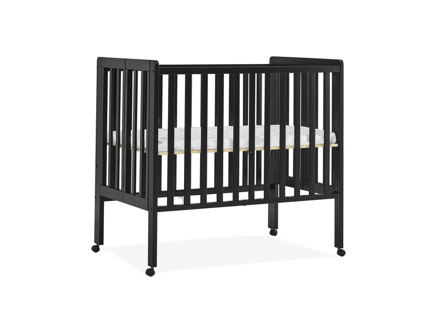 Ebony (0011) 30-Lee Portable Folding Mini Crib with 1.5-Inch Mattress