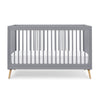DCB: Grey with Natural (1359) 47-Jordan 4-in-1 Convertible Crib
