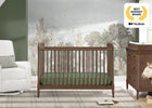 Teak Brown (1526) 16-Saint 4-in-1 Convertible Crib