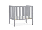 Grey (026) 9-Lee Portable Folding Mini Crib with 1.5-Inch Mattress
