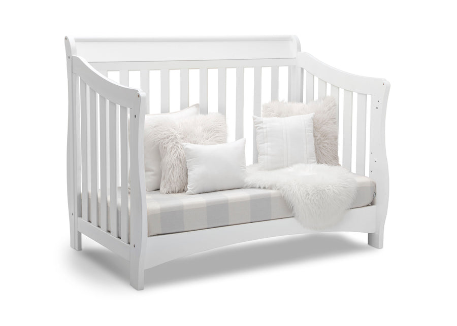 White (100) 6-Bentley 'S' Series 4-in-1 Crib