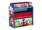 Spider-Man (1164) 10-Spidey and His Amazing Friends 4-Piece Toddler Playroom Set – Includes Play Table and 6 Bin Toy Organizer