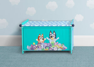 delta children bluey Bluey Toy Box with Retractable Fabric Top