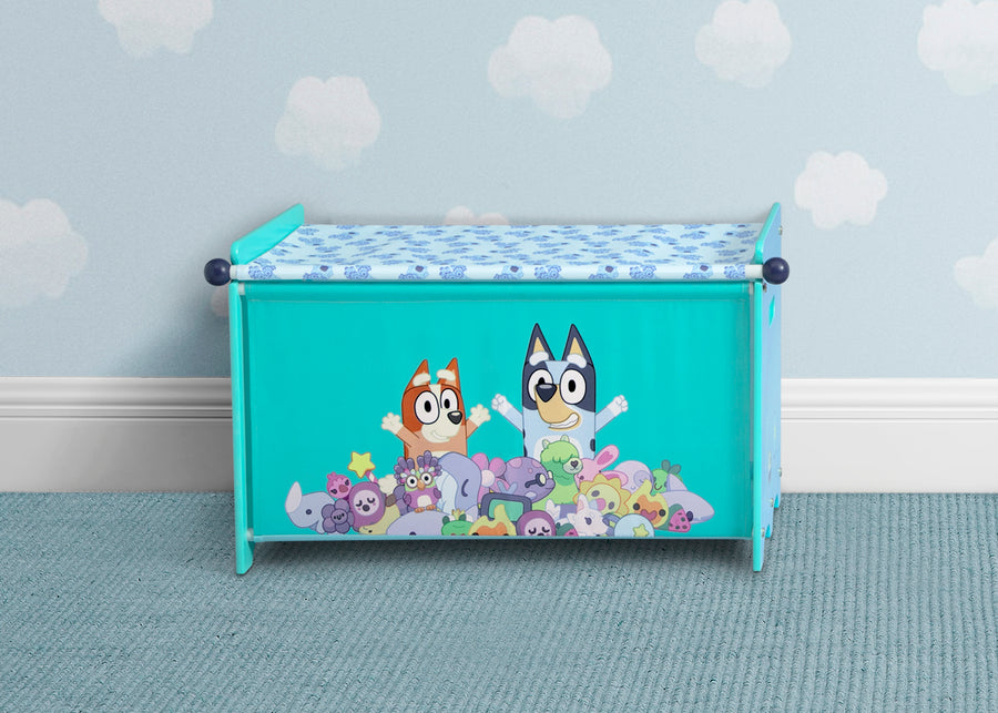Bluey (1077) 1-Bluey Toy Box with Retractable Fabric Top