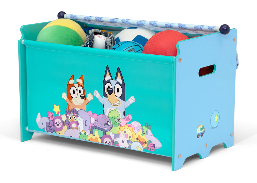 Bluey (1077) 5-Bluey Toy Box with Retractable Fabric Top