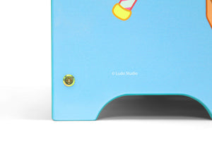 Bluey★送料込み★引き出し Bluey Toy Box with Retractable Fabric Top | Delta Children