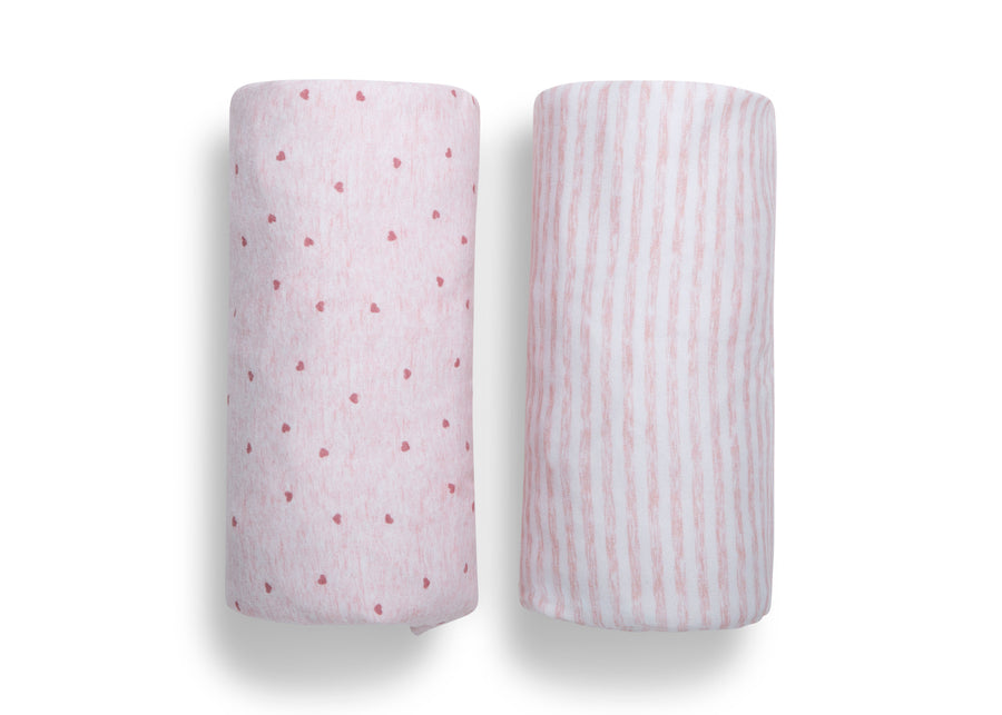 Pink (1678) 9-3-Piece Bedding & Sleep Sack Bundle