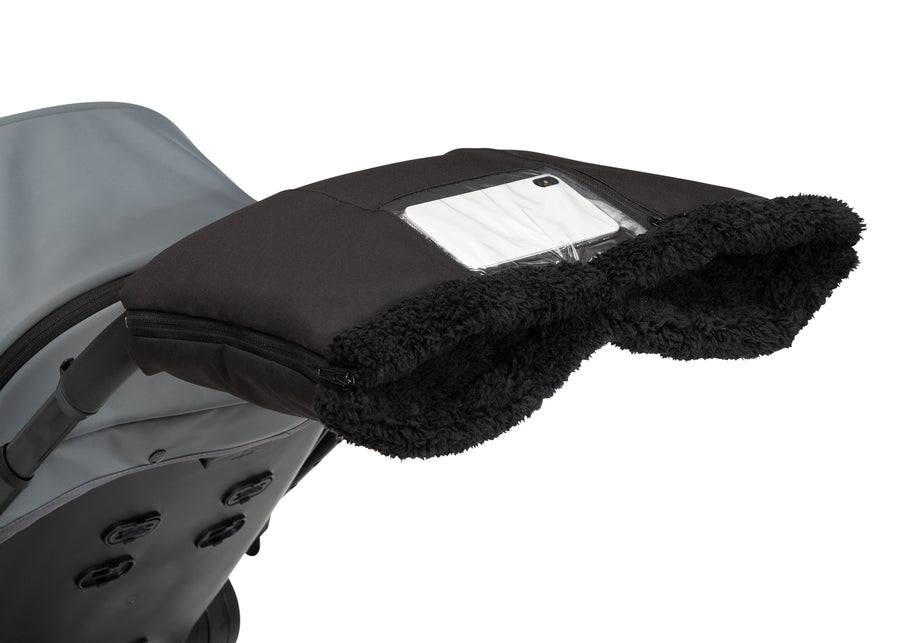 Black (001) 2-Revolve Stroller Parent Hand Muff