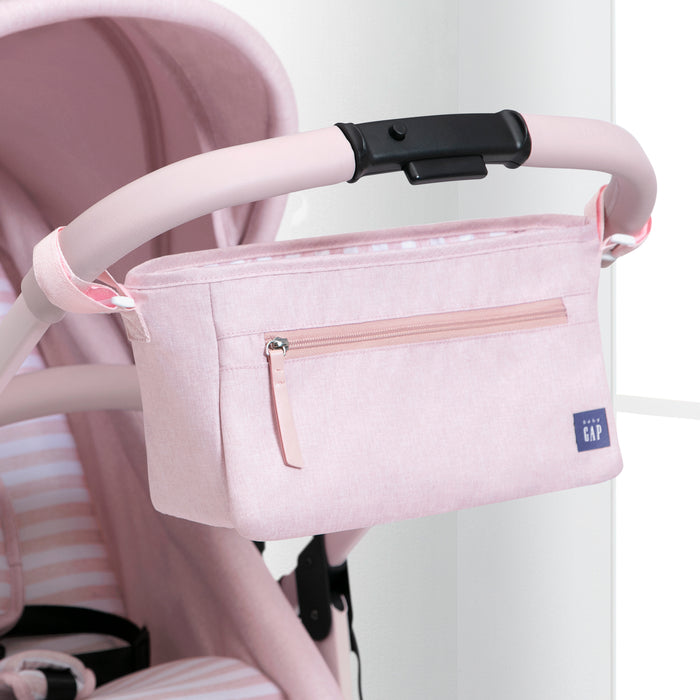 A1967 2431 Gap Parent Organizer Pink Lifestyle 101 1-babyGap Classic Parent Organizer for Single Stroller