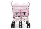 Pink Stripes (2356) 5-babyGap Classic Parent Organizer for Double Stroller
