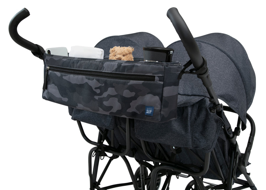 Black Camo (2358) 18-babyGap Classic Parent Organizer for Double Stroller