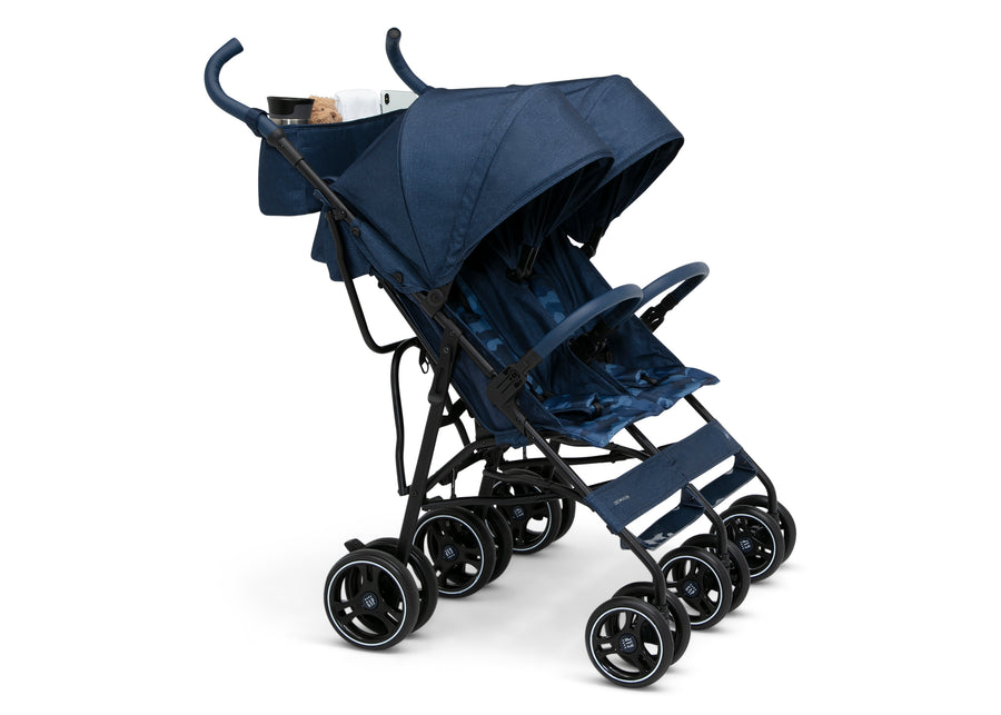 Blue (2430) 42-babyGap Classic Parent Organizer for Double Stroller