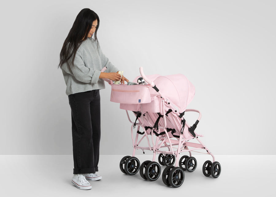 Pink (2431) 44-babyGap Classic Parent Organizer for Double Stroller