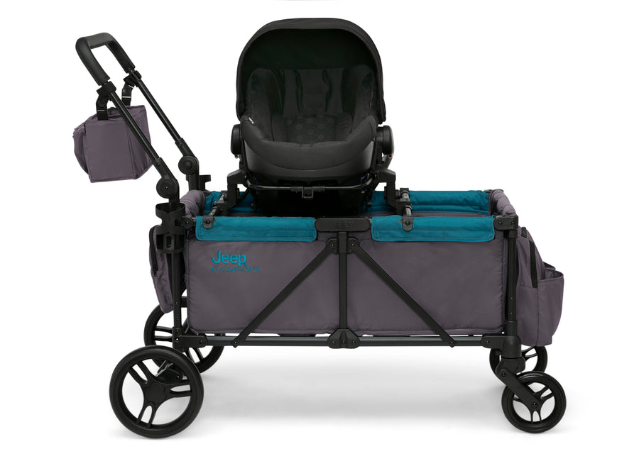 Black (001) 6-Wagon 5-in-1 Car Seat Adapter