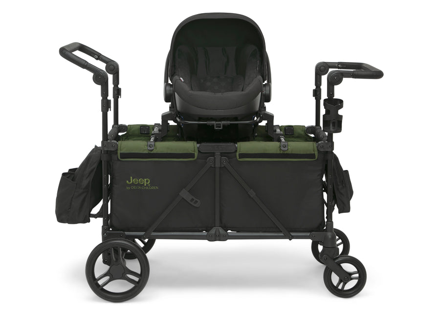 Black (001) 8-Wagon 5-in-1 Car Seat Adapter