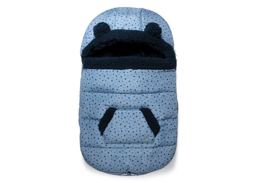 Chambray Stars (2438) 14-babyGap Infant Stroller Footmuff