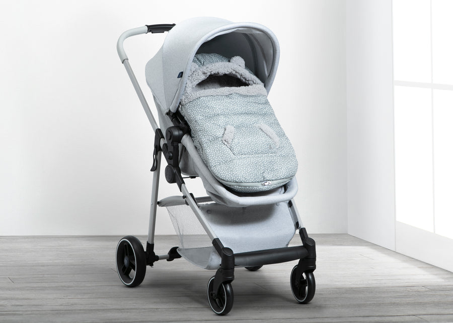 Grey Dots (2439) 6-babyGap Infant Stroller Footmuff