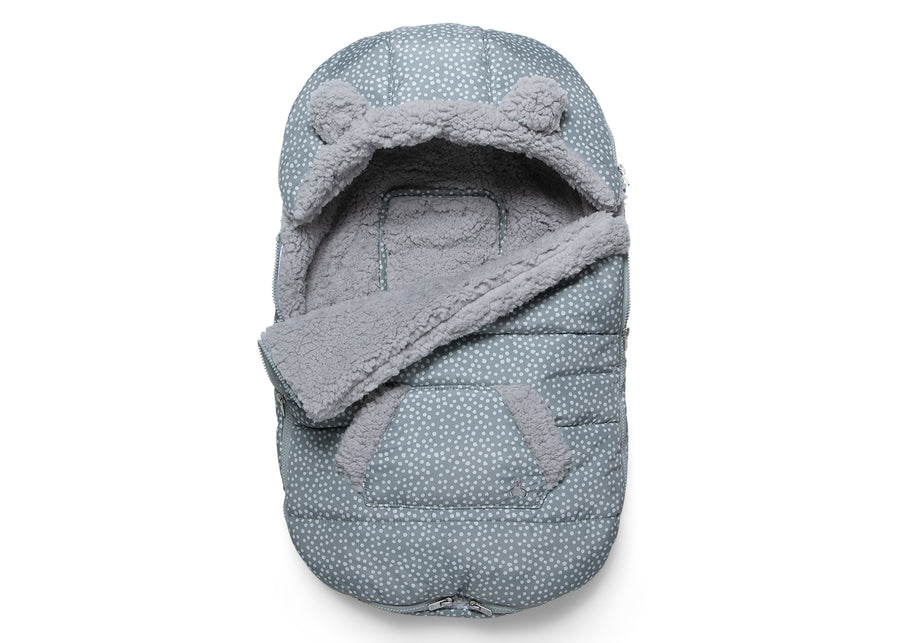 Grey Dots (2439) 10-babyGap Infant Stroller Footmuff