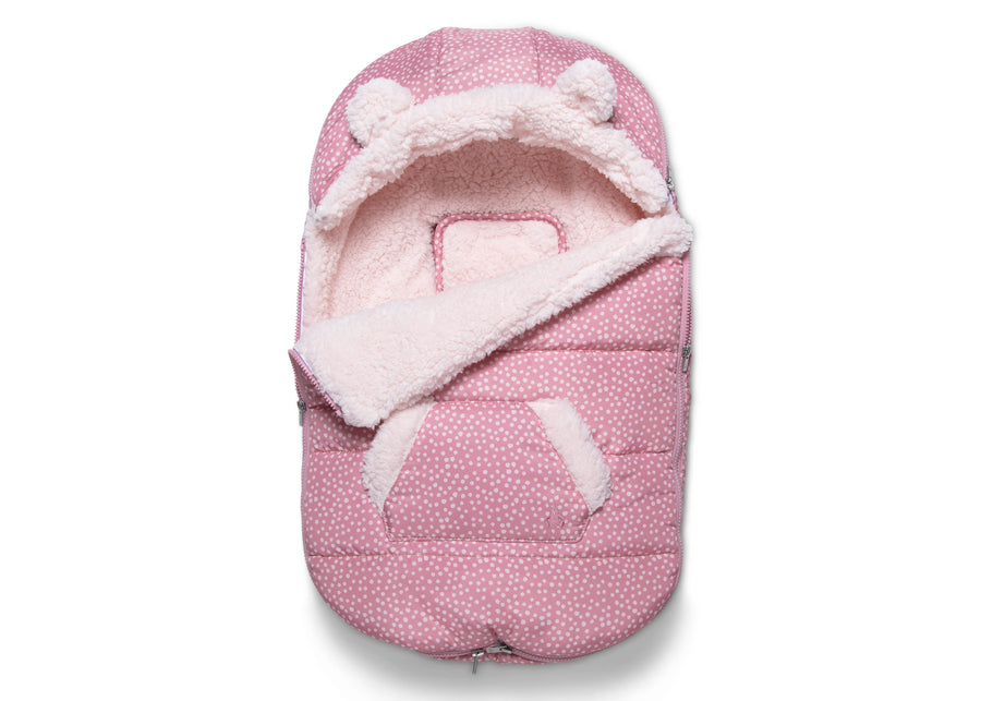 Blush Dots (2440) 5-babyGap Infant Stroller Footmuff