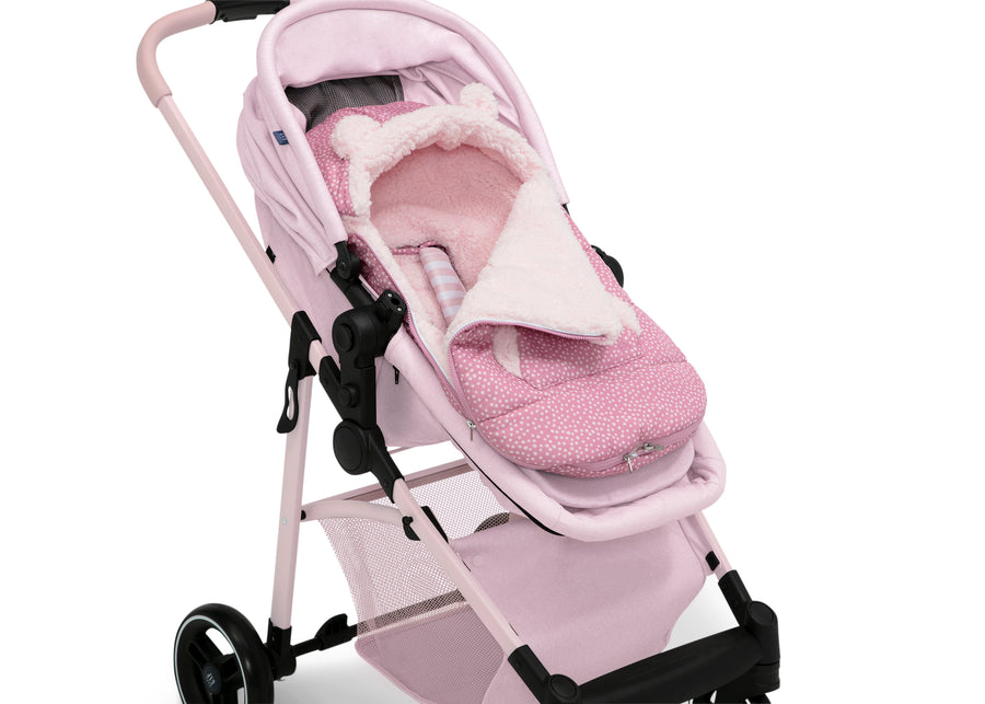 Blush Dots (2440) 3-babyGap Infant Stroller Footmuff