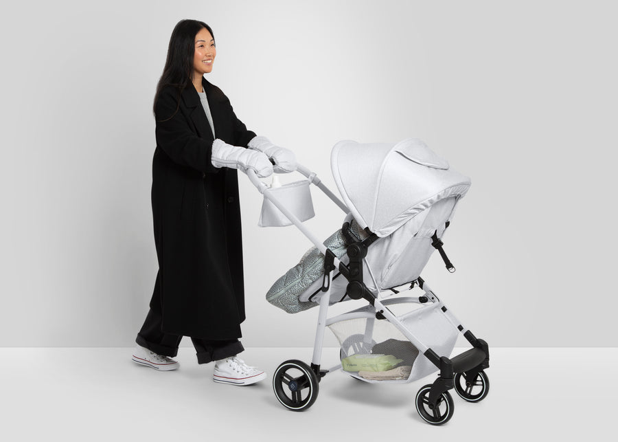 Grey (2432) 16-babyGap Stroller Handmuff