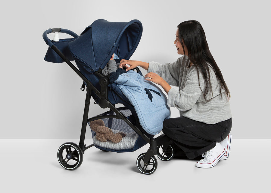 Chambray (2434) 27-babyGap Toddler Stroller Footmuff
