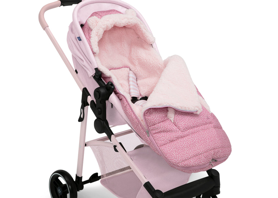Blush Dots (2440) 3-babyGap Toddler Stroller Footmuff