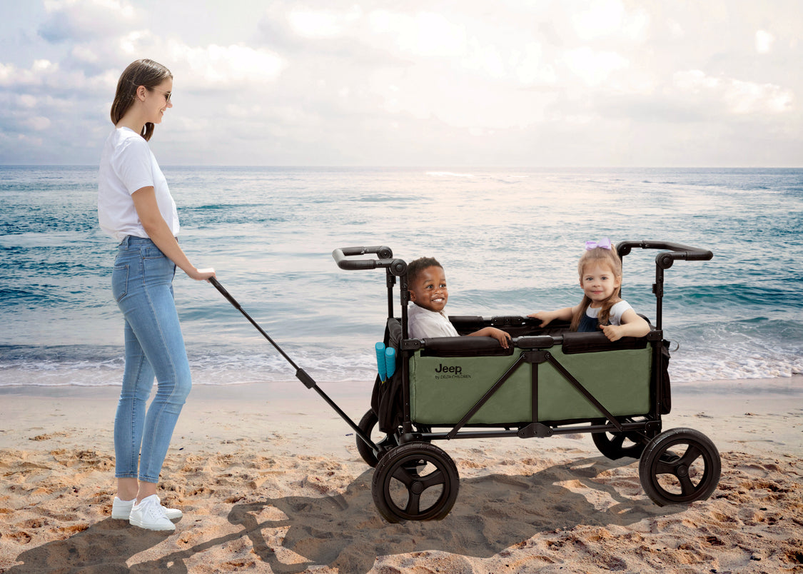 Deluxe Wagon All-Terrain Sand Wheel Kit for Stroller Wagon (60003A)