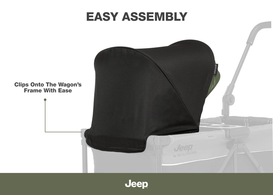 Black (2378) 5-TurboGlyde Extra Canopy