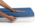 Navy and White (NO) 6-Serta CloudCool Crib and Toddler Mattress