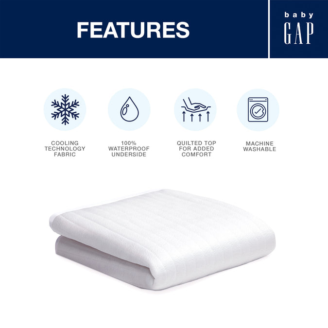 babyGap Cooling Crib Mattress Pad/Protector 6-babyGap Cooling Crib Mattress Pad/Protector