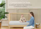No Color (NO) 7-Breeze Breathable Crib Mattress Topper