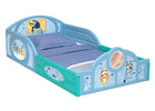 Bluey (1077) 8-Bluey Sleep and Play Toddler Bed with Built-In Guardrails