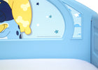Bluey (1077) 7-Bluey Sleep and Play Toddler Bed with Built-In Guardrails
