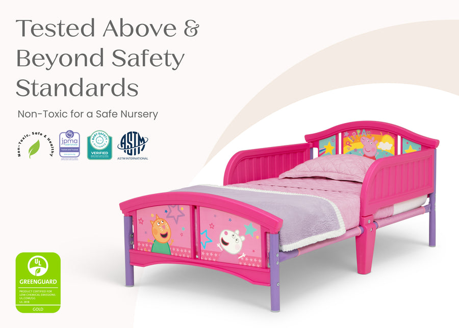 Peppa Pig (1627) 5-Peppa Pig Big Adventures Plastic Toddler Bed