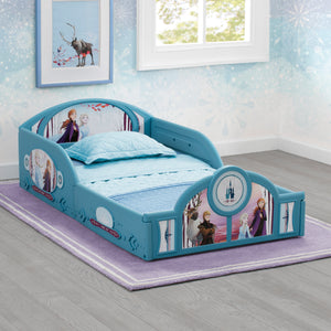 Frozen II Plastic Sleep and Play Toddler Bed 0