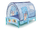 Bluey (1077) 5-Bluey Plastic Toddler Bed with Tent