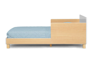 Natural with White (1685) 17-GapKids Wood Toddler Bed with Reversible Headboard