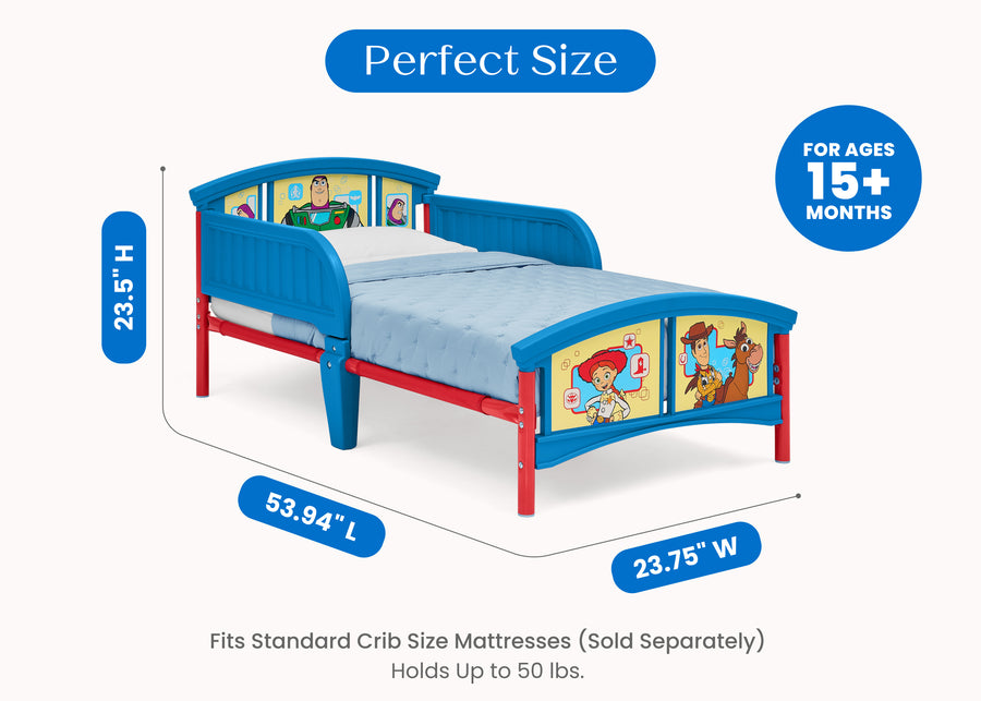 Toy Story (1018) 5-Toy Story 5 Plastic Toddler Bed