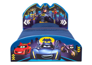 Batman Batwheels Upholstered Twin Bed | Delta Children