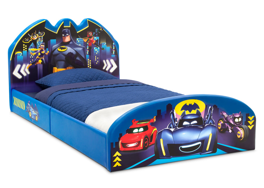 Batman (1240) 2-Batman Batwheels Upholstered Twin Bed