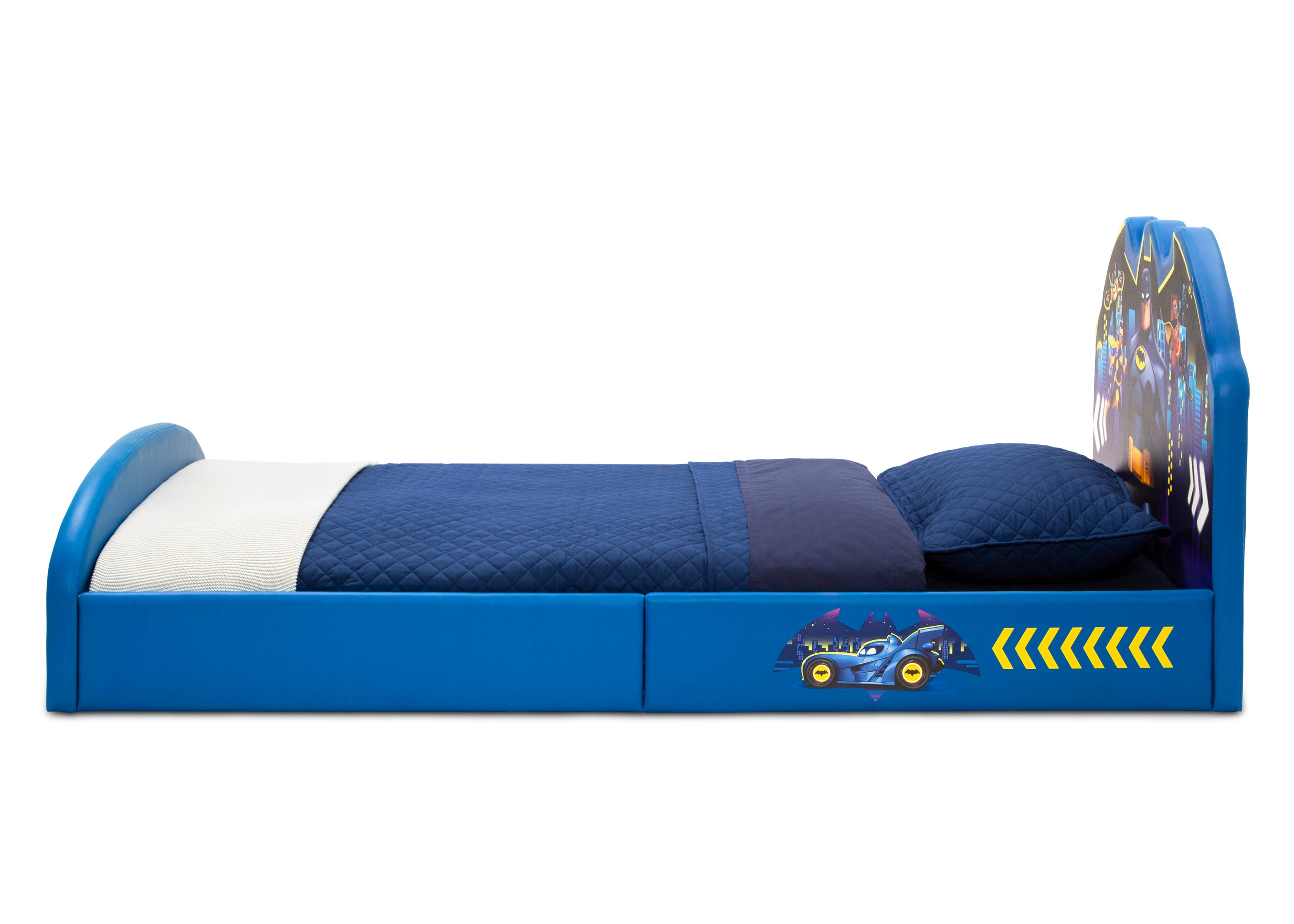 Batman Batwheels Upholstered Twin Bed | Delta Children