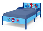 Spider-Man (1164) 13-Spidey and His Amazing Friends Wood Twin Bed with Removable Guardrails