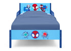 Spider-Man (1164) 14-Spidey and His Amazing Friends Wood Twin Bed with Removable Guardrails